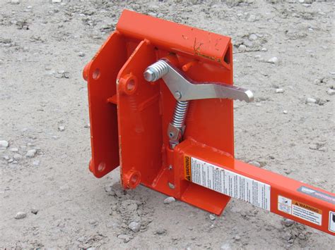 extra long skid steer quick attach pins|long pin on tractor.